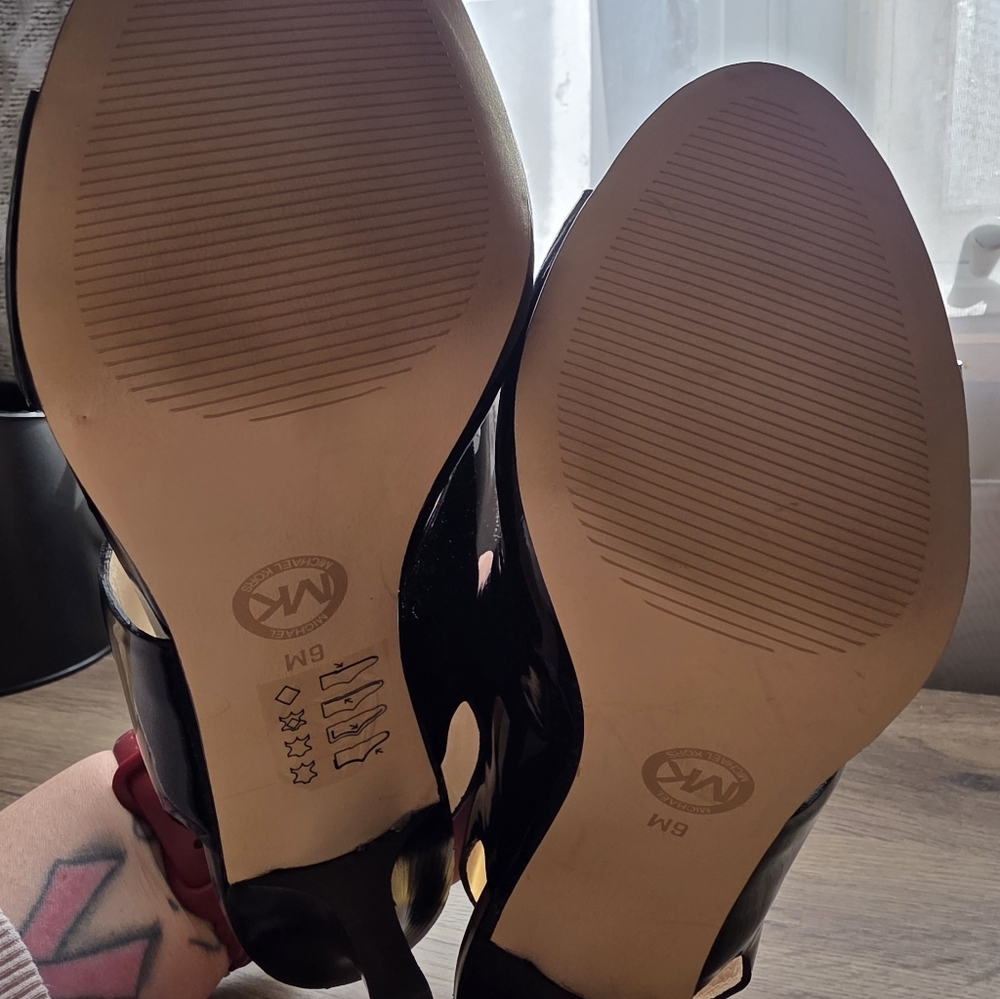 Michael Kors Black Patent Heels - Picture 7 of 10